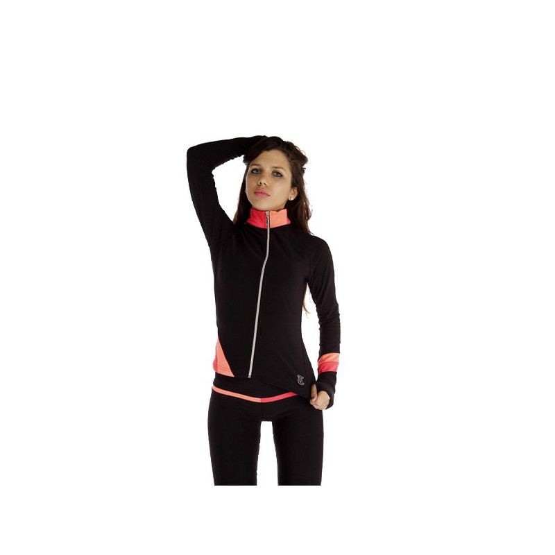 Kunstløp Jakke Thuono modellen Rainbow 2 red/granate Kunstløp Jakke Thuono modellen Rainbow 2 red/granate